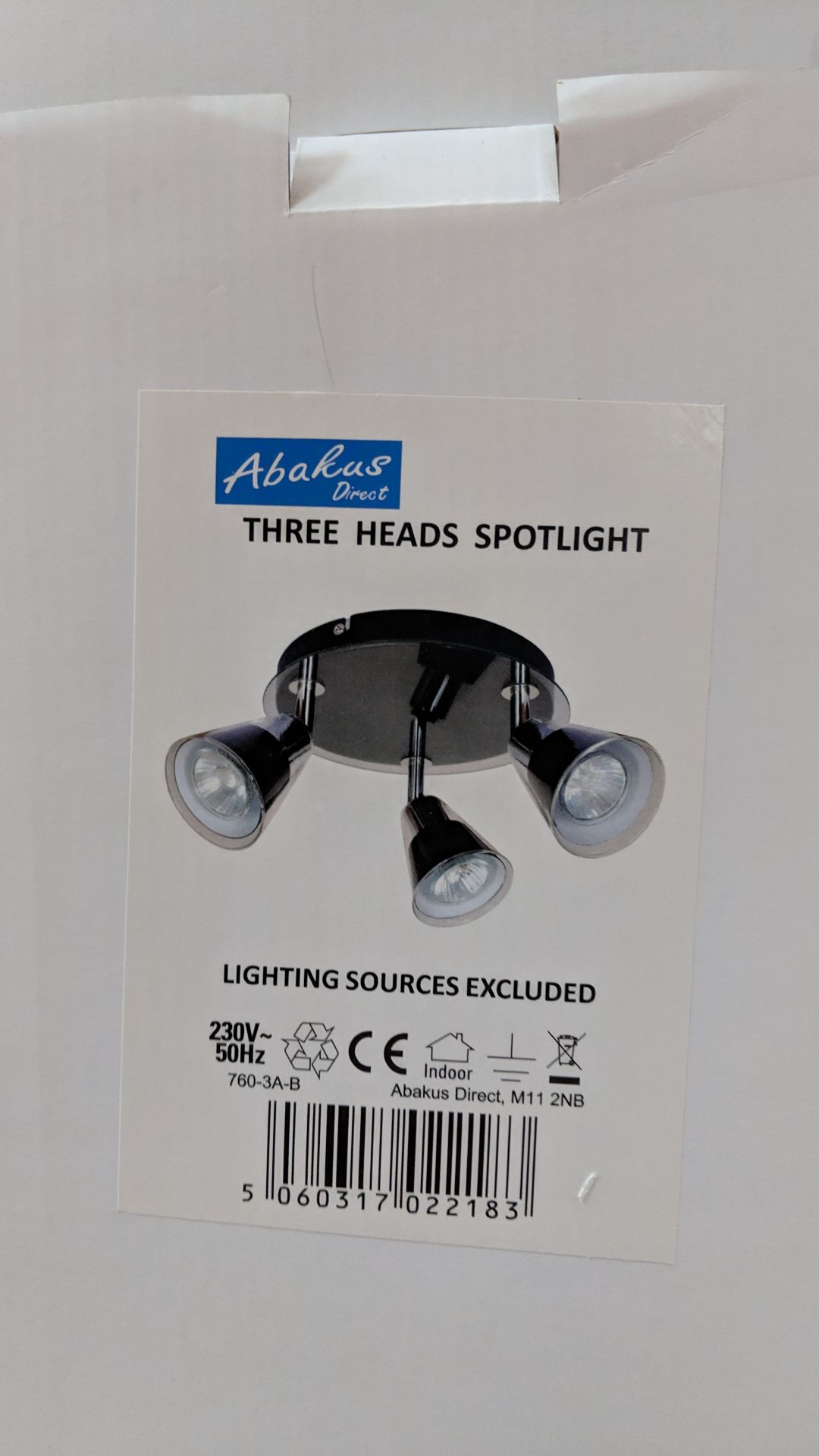 Quantity of matching Abakus spot lights comprising 30 off 3 head spot lights & 30 off 2 head spot - Image 3 of 3