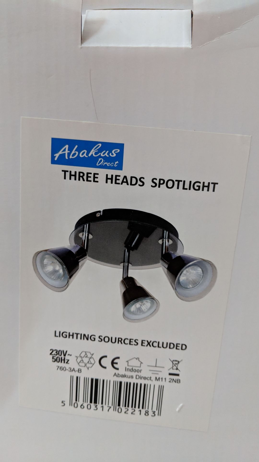 Quantity of matching Abakus spot lights comprising 24 off 3 head spot lights & 12 off 2 head spot - Image 3 of 3