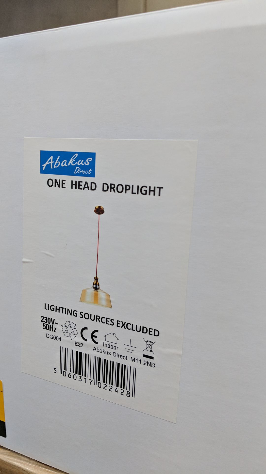 16 off Abakus model DG004 one head droplight light fittings This lot is one of a number of lots in - Image 2 of 2