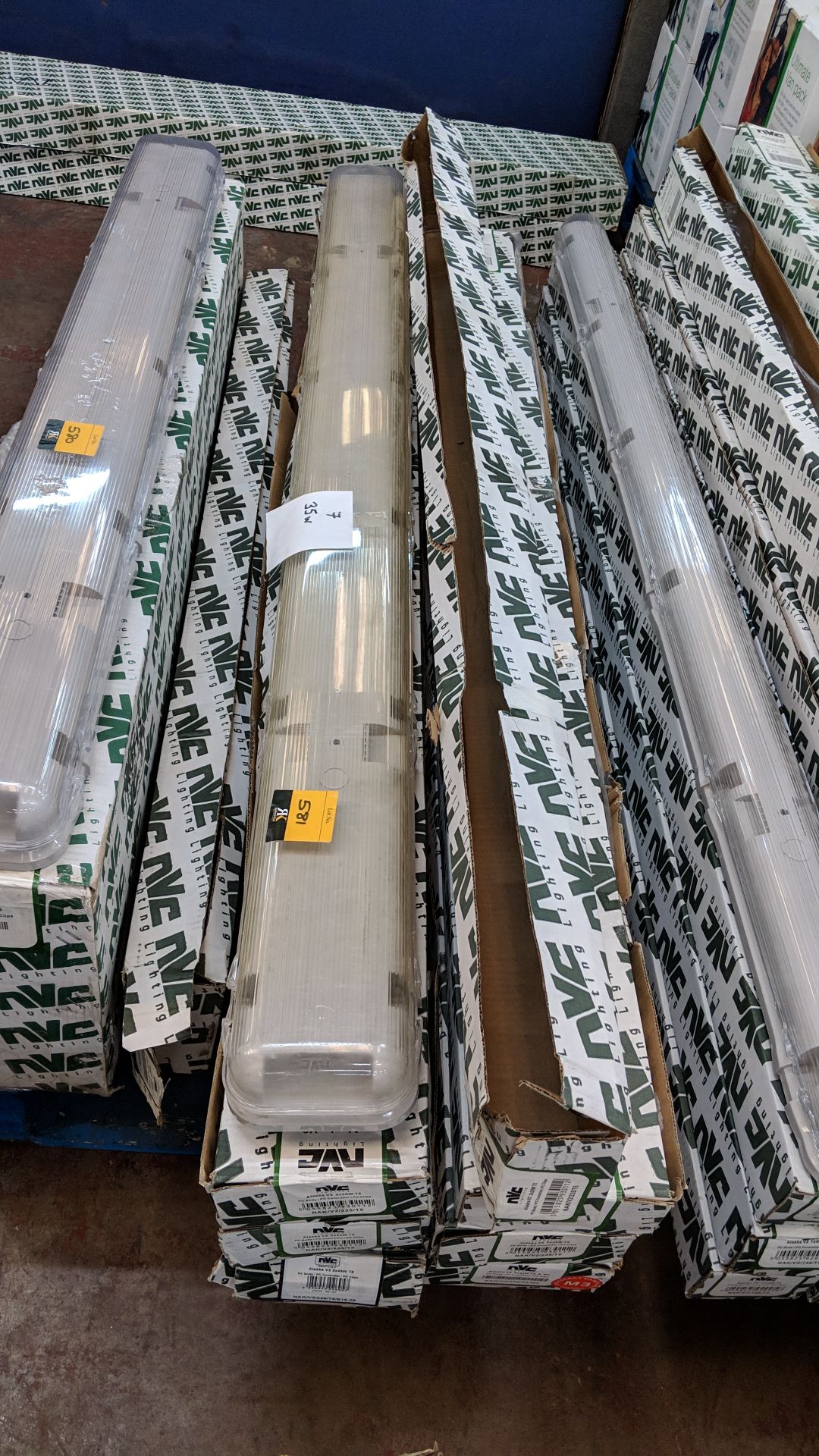 7 off NVC Alaska V2 2 x 35W T5 fluorescent fittings This lot is one of a number of lots in this sale