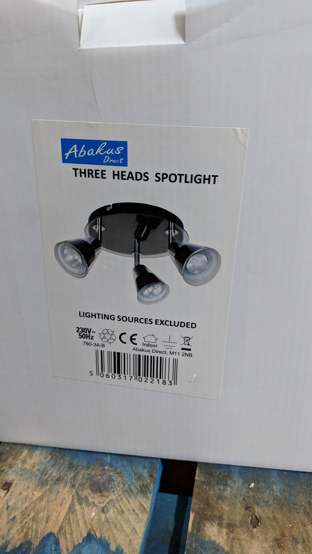 Quantity of matching Abakus spot lights comprising 6 off 3 head spot lights, 6 off 2 head spot - Image 4 of 4