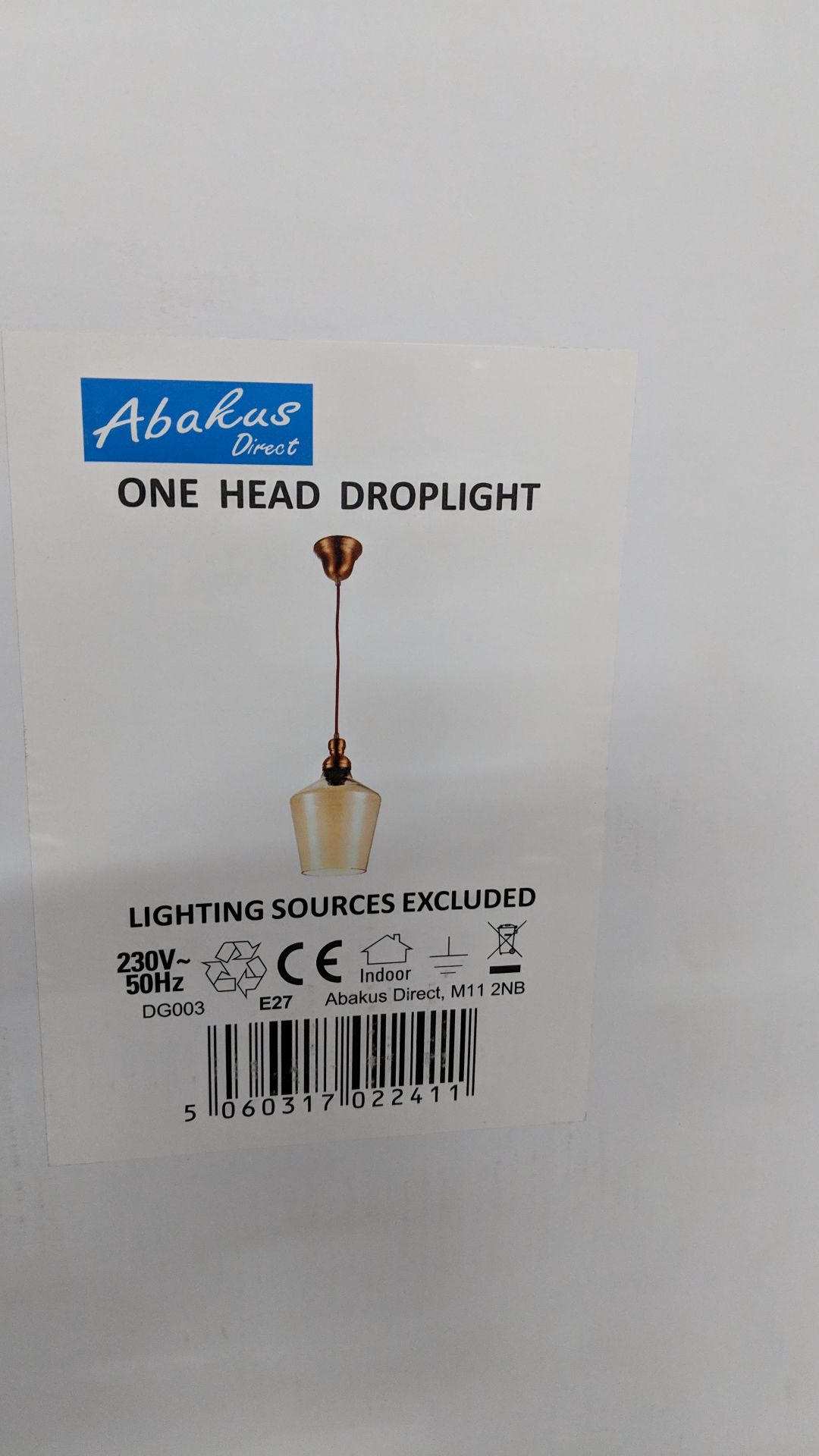 14 off Abakus model DG003 one head droplight light fittings This lot is one of a number of lots in - Bild 3 aus 3