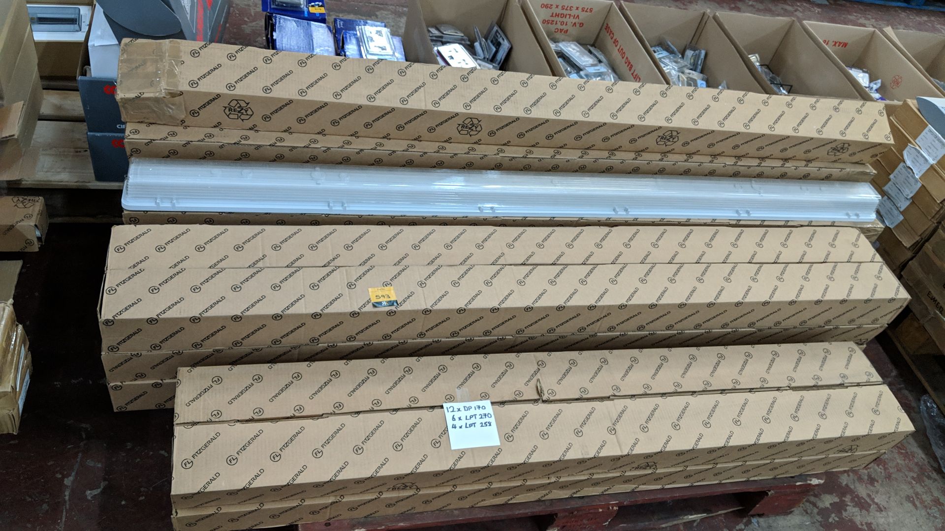 22 off Fitzgerald fluorescent lighting units comprising 12 x model DP170, 6 x model LPT270 & 4 x - Bild 6 aus 6