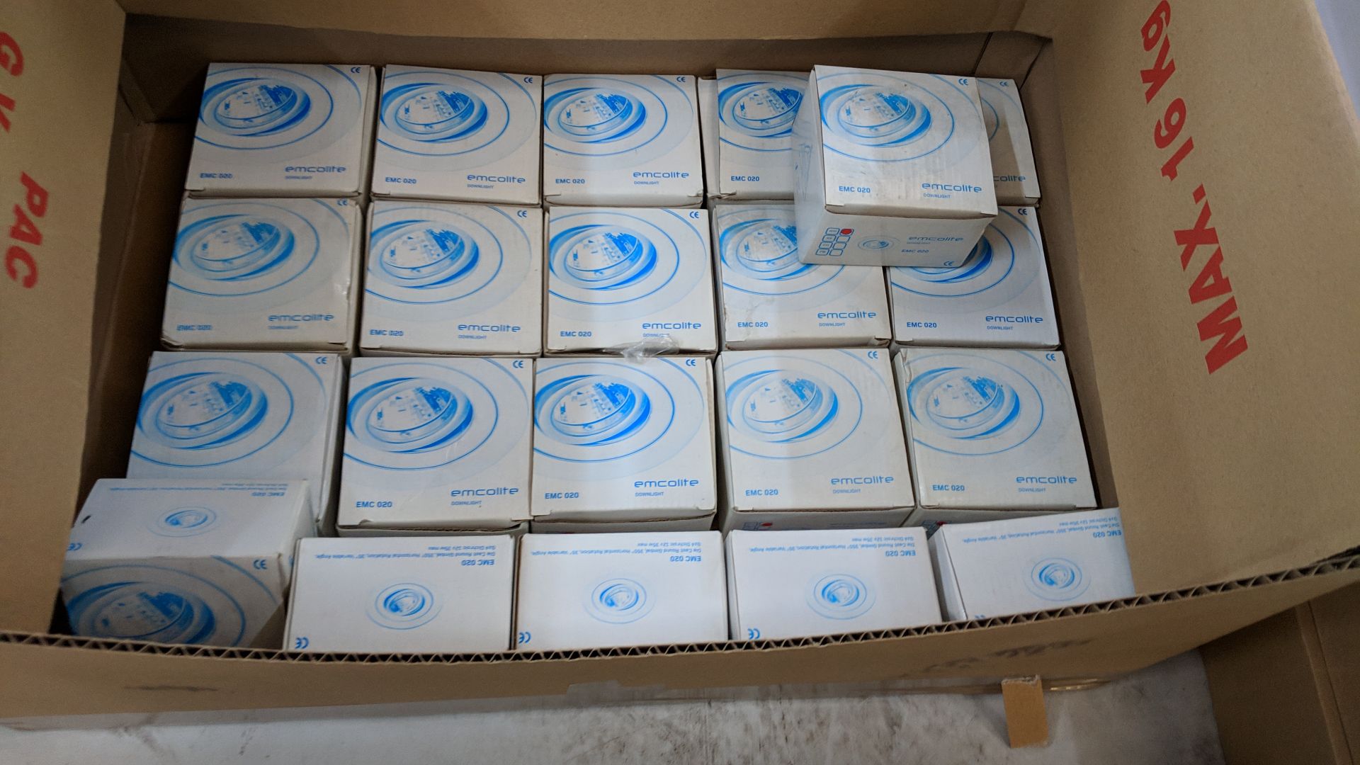 21 off Emcolite white downlights This lot is one of a number of lots in this sale being sold on - Image 2 of 4
