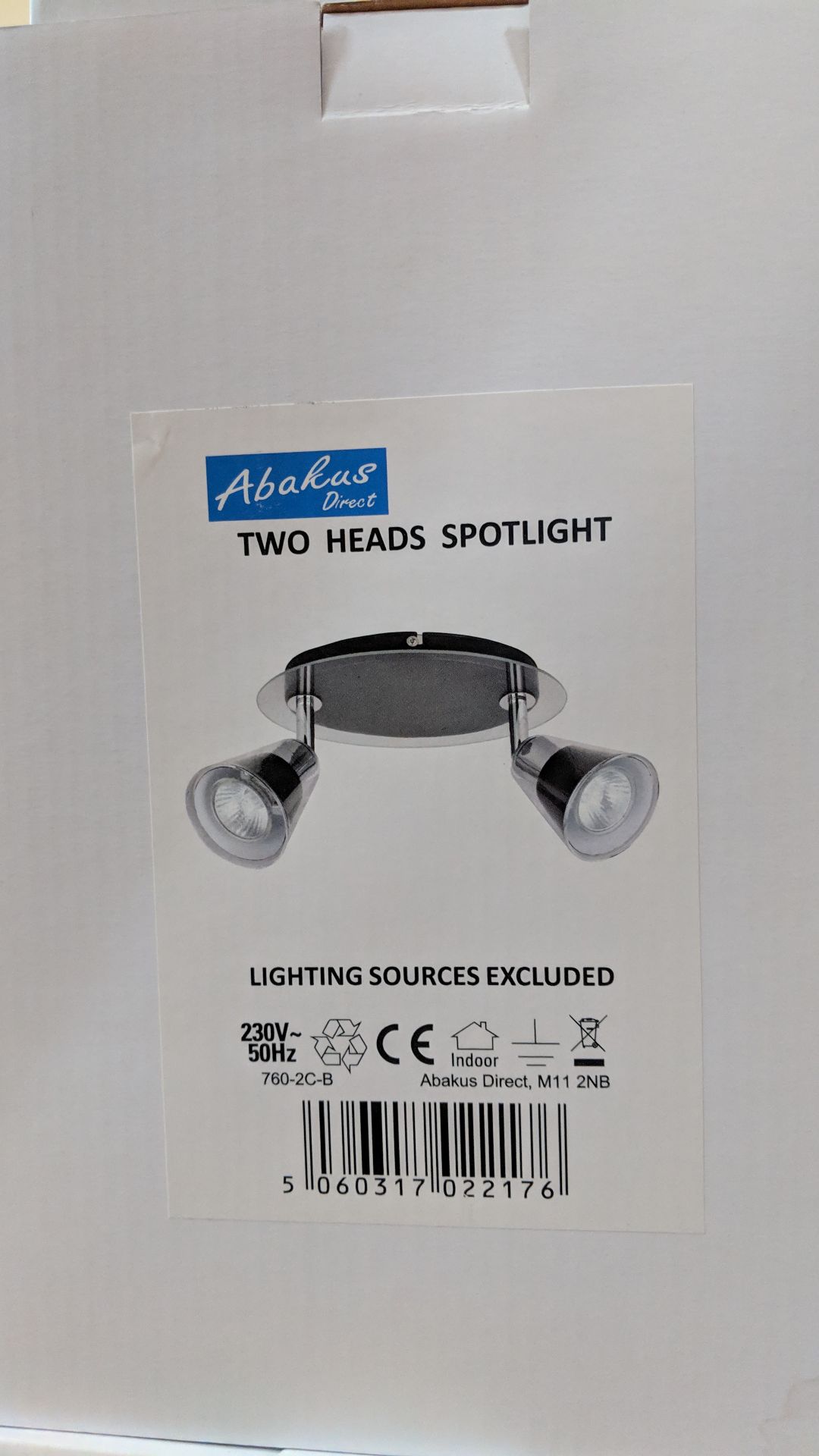 Quantity of matching Abakus spot lights comprising 30 off 3 head spot lights & 30 off 2 head spot - Image 2 of 3
