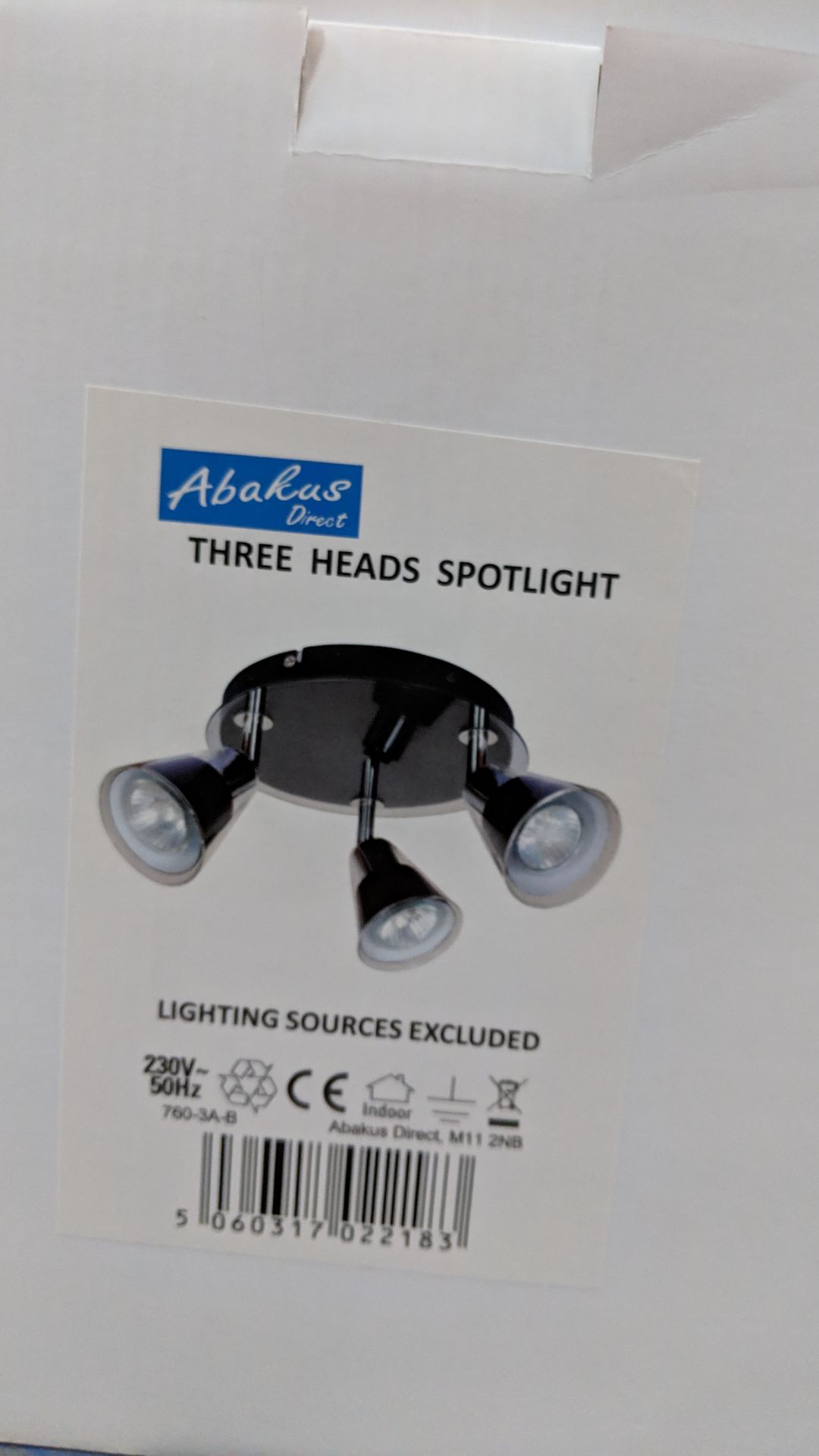 Quantity of matching Abakus spot lights comprising 12 off 3 head spot lights & 12 off 2 head spot - Image 3 of 3