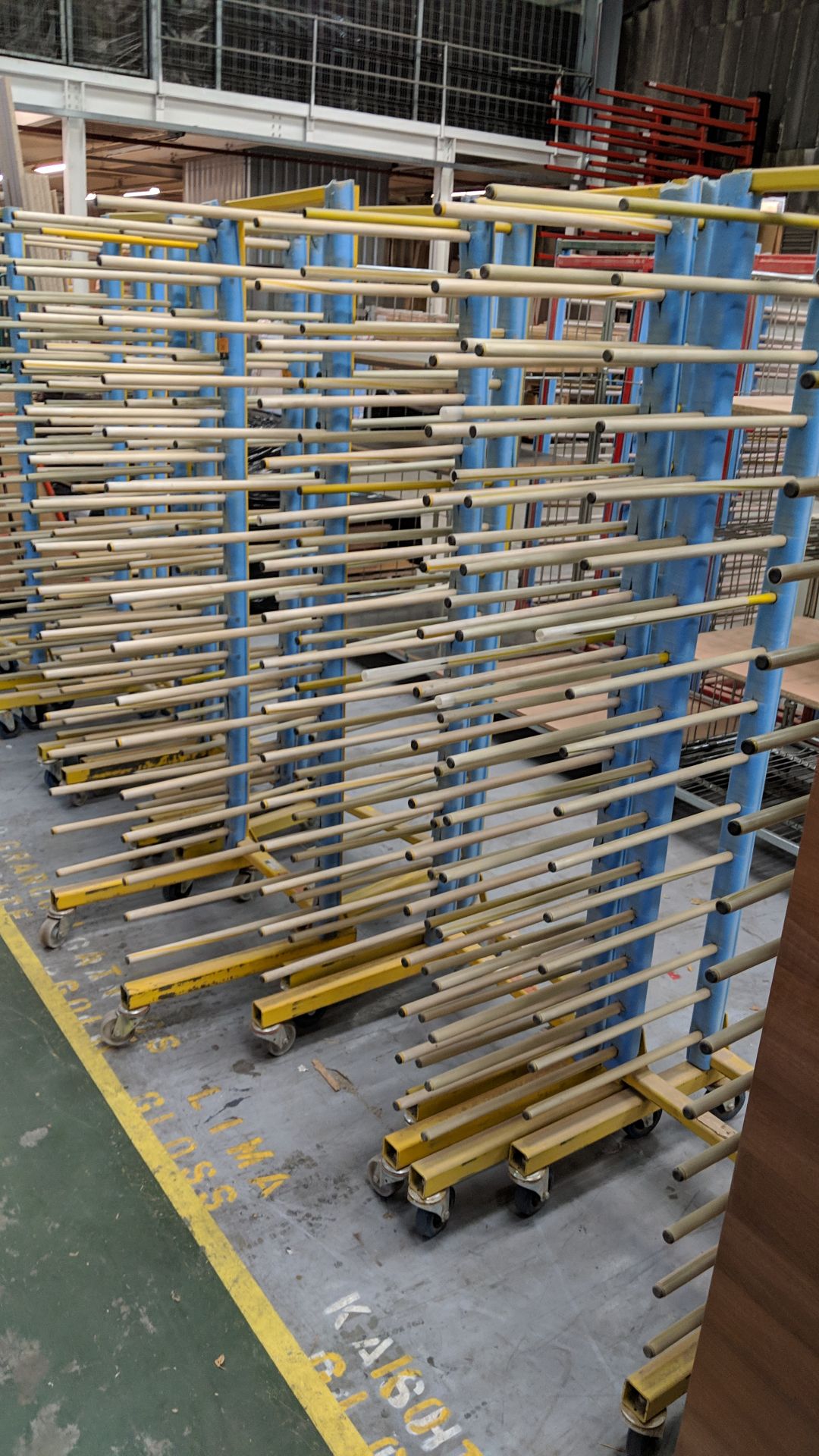 6 off single drying racks circa 600mm wide. IMPORTANT: Please remember goods successfully bid upon - Image 5 of 7