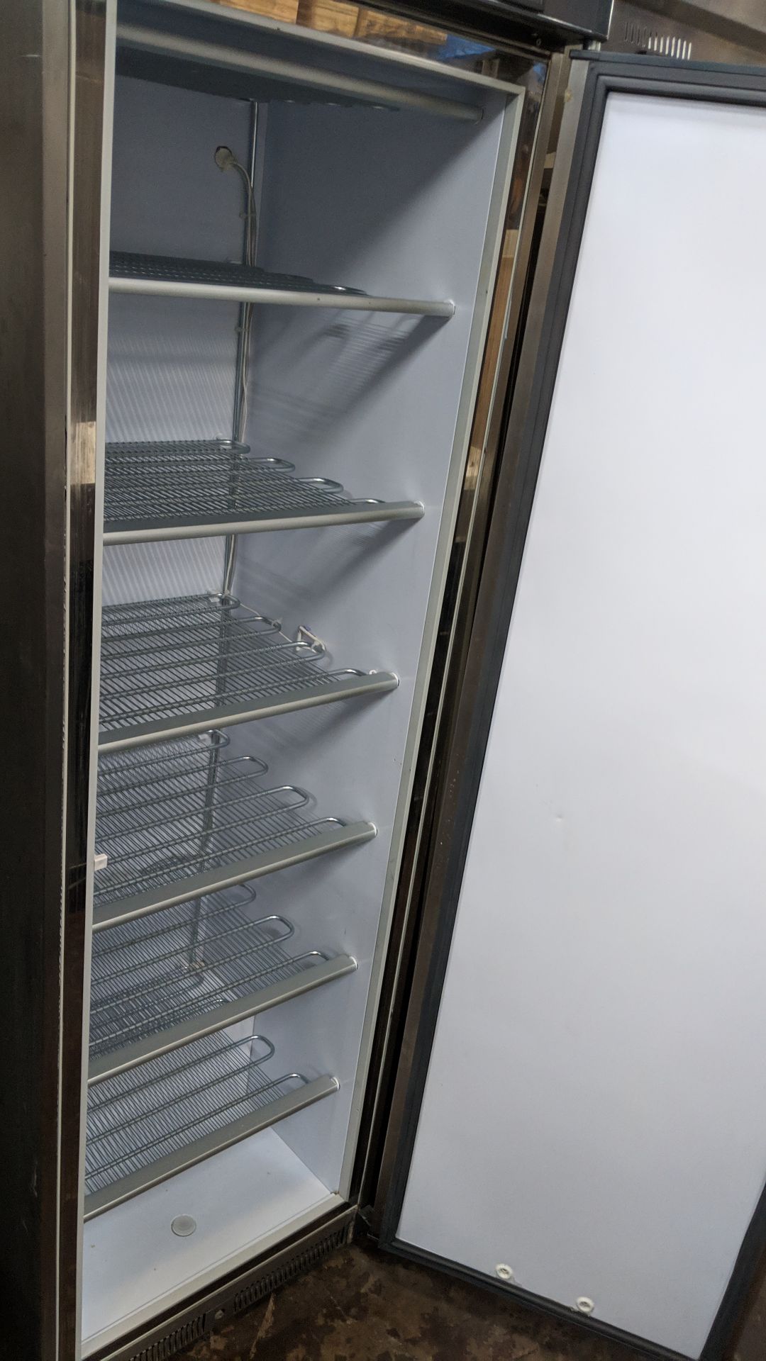 Iarp tall silver freezer, ABX400N IMPORTANT: Please remember goods successfully bid upon must be - Image 2 of 3