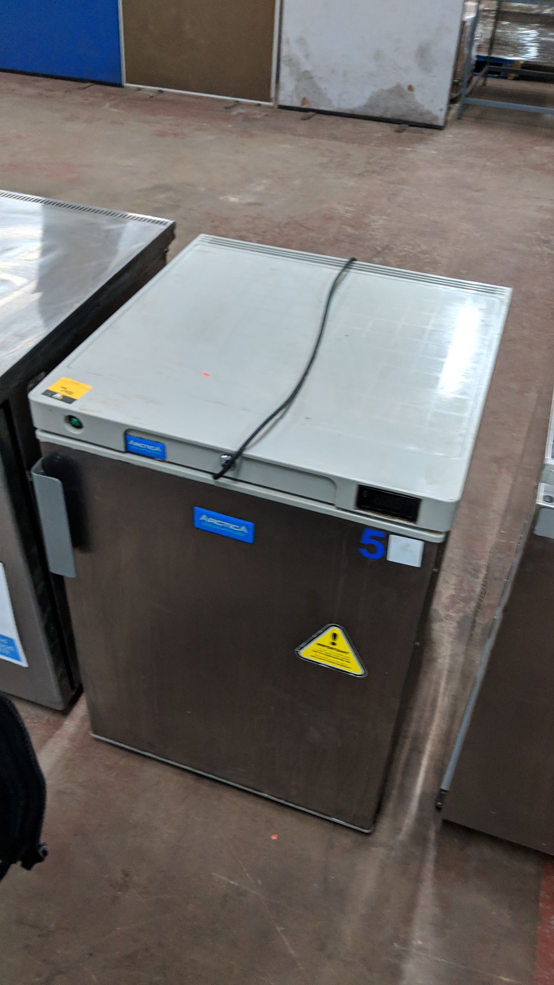 Arctica stainless steel under counter fridge IMPORTANT: Please remember goods successfully bid
