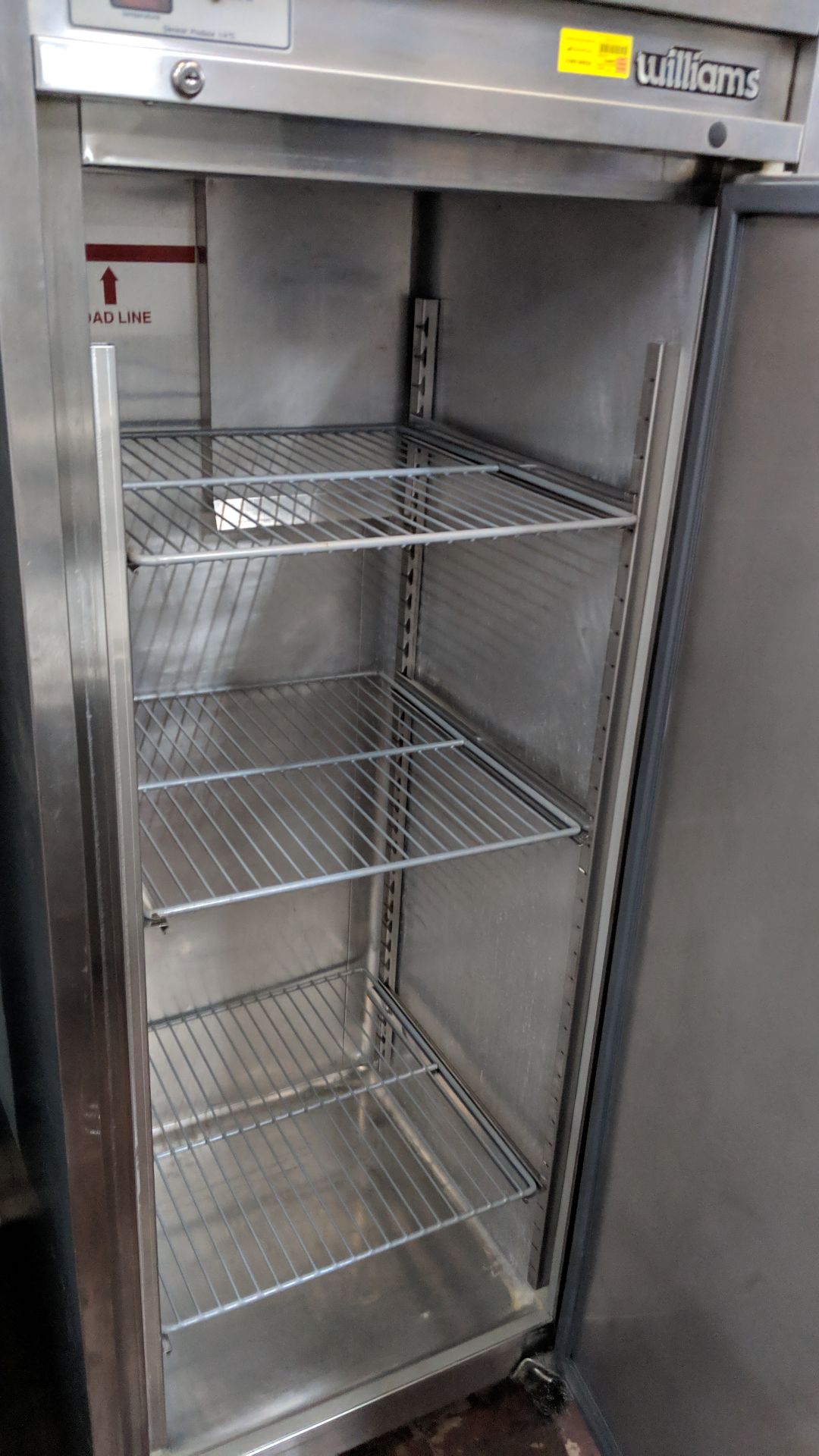 Williams HDI Diamond stainless steel tall fridge IMPORTANT: Please remember goods successfully bid - Image 2 of 3