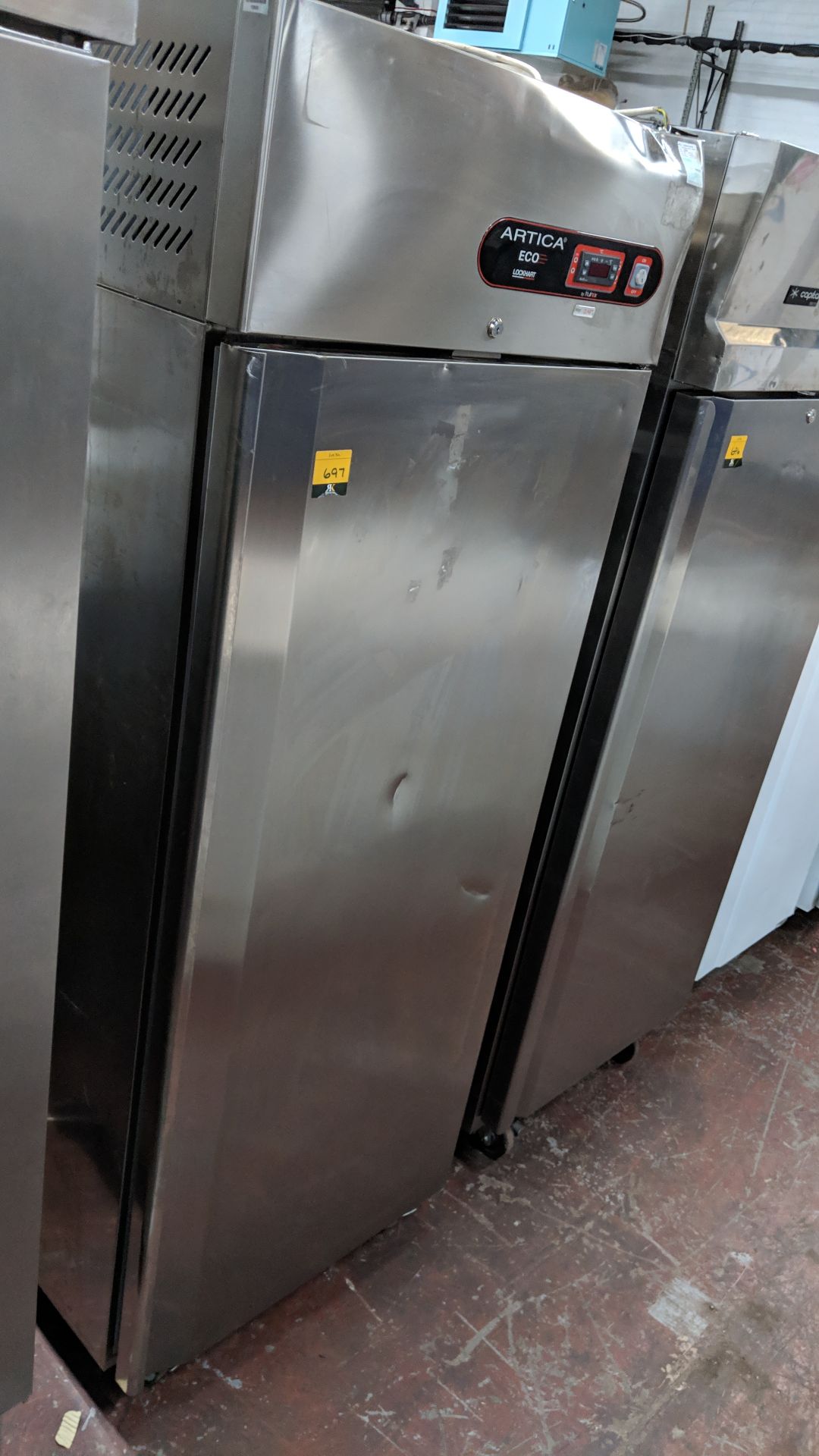 Lockhart Artico Eco tall stainless steel fridge IMPORTANT: Please remember goods successfully bid