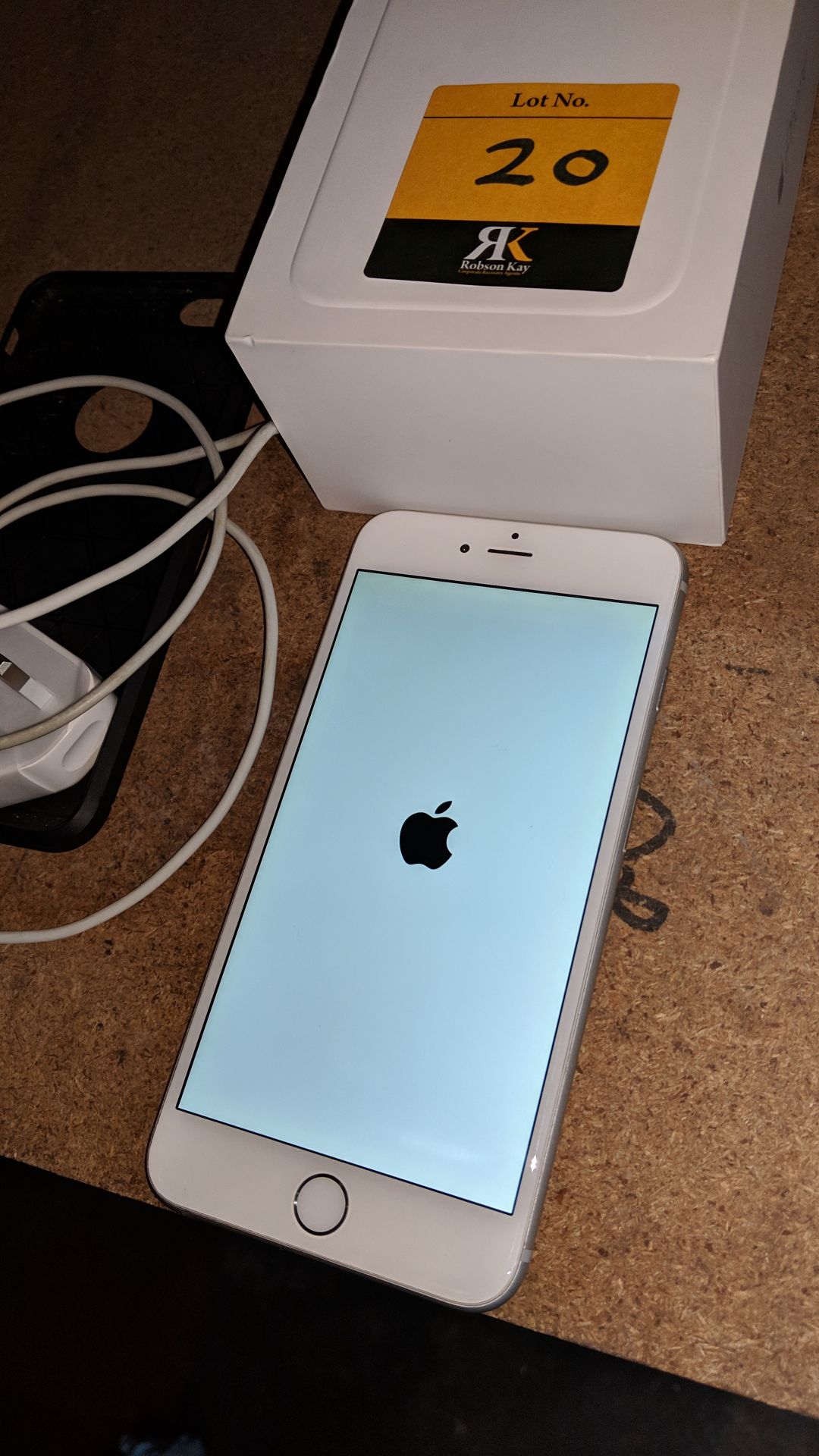 Apple iPhone 6 Plus (Silver), 16Gb capacity, model A1524, including box, charger & cable, 2x - Image 4 of 11