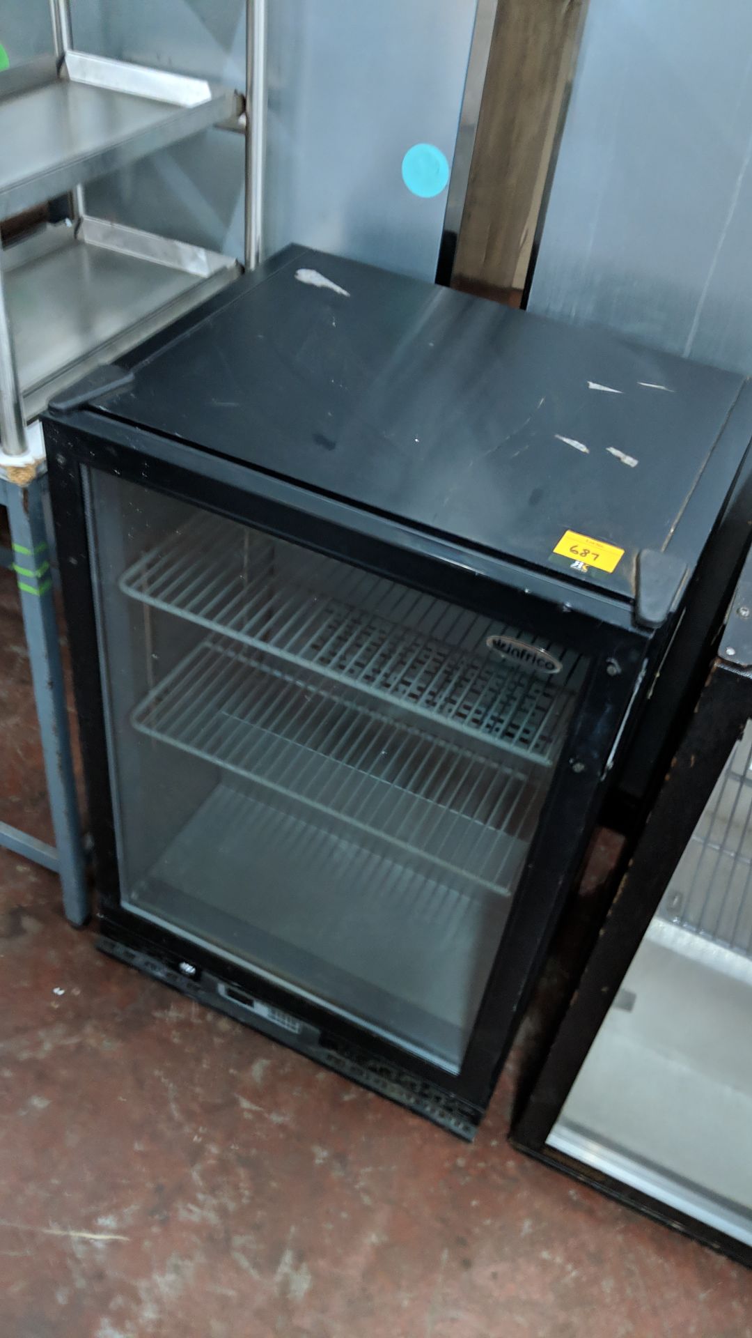 Infrico black clear door under counter back bar/bottle fridge IMPORTANT: Please remember goods