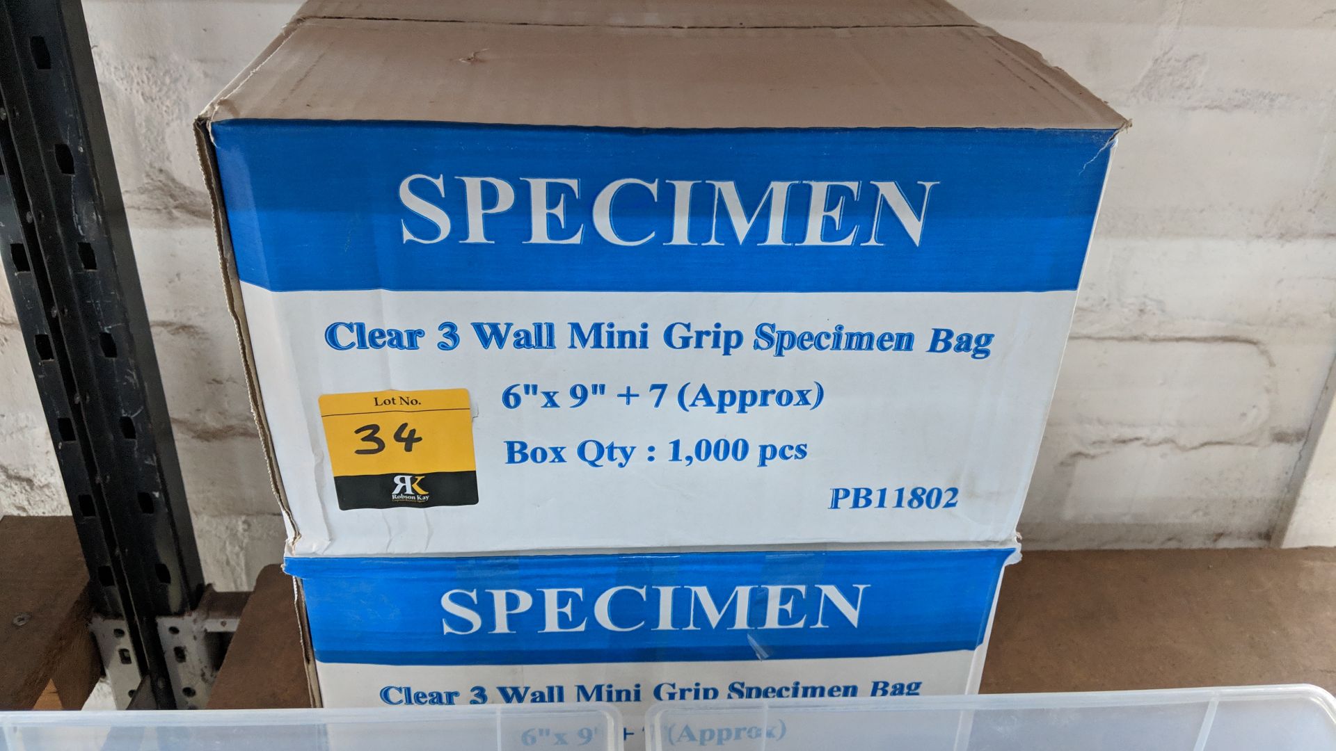 2 boxes of 6" x 9" specimen bags IMPORTANT: Please remember goods successfully bid upon must be paid - Image 2 of 2