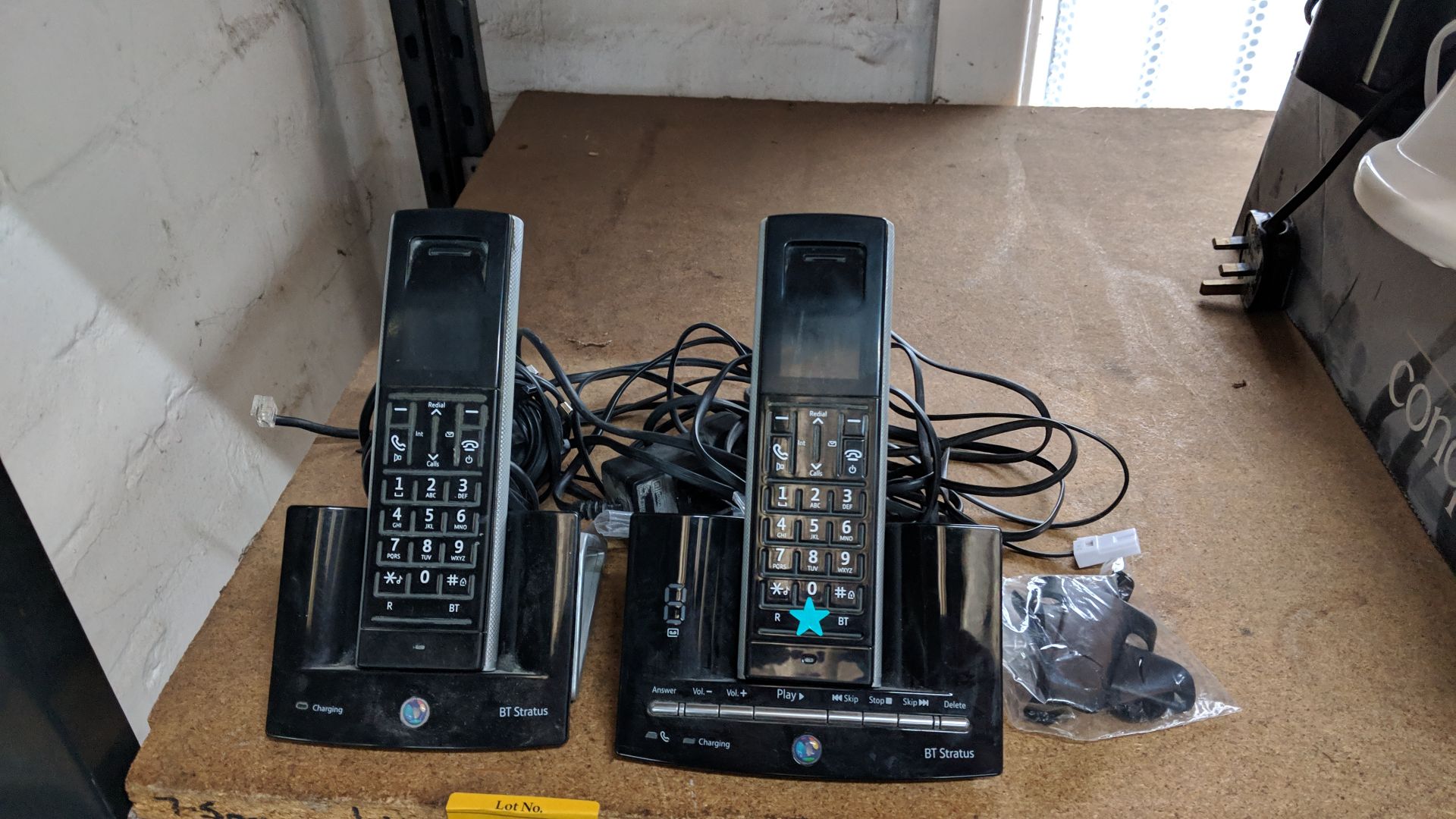 BT Stratus twin DECT phones with answerphone IMPORTANT: Please remember goods successfully bid - Image 2 of 3