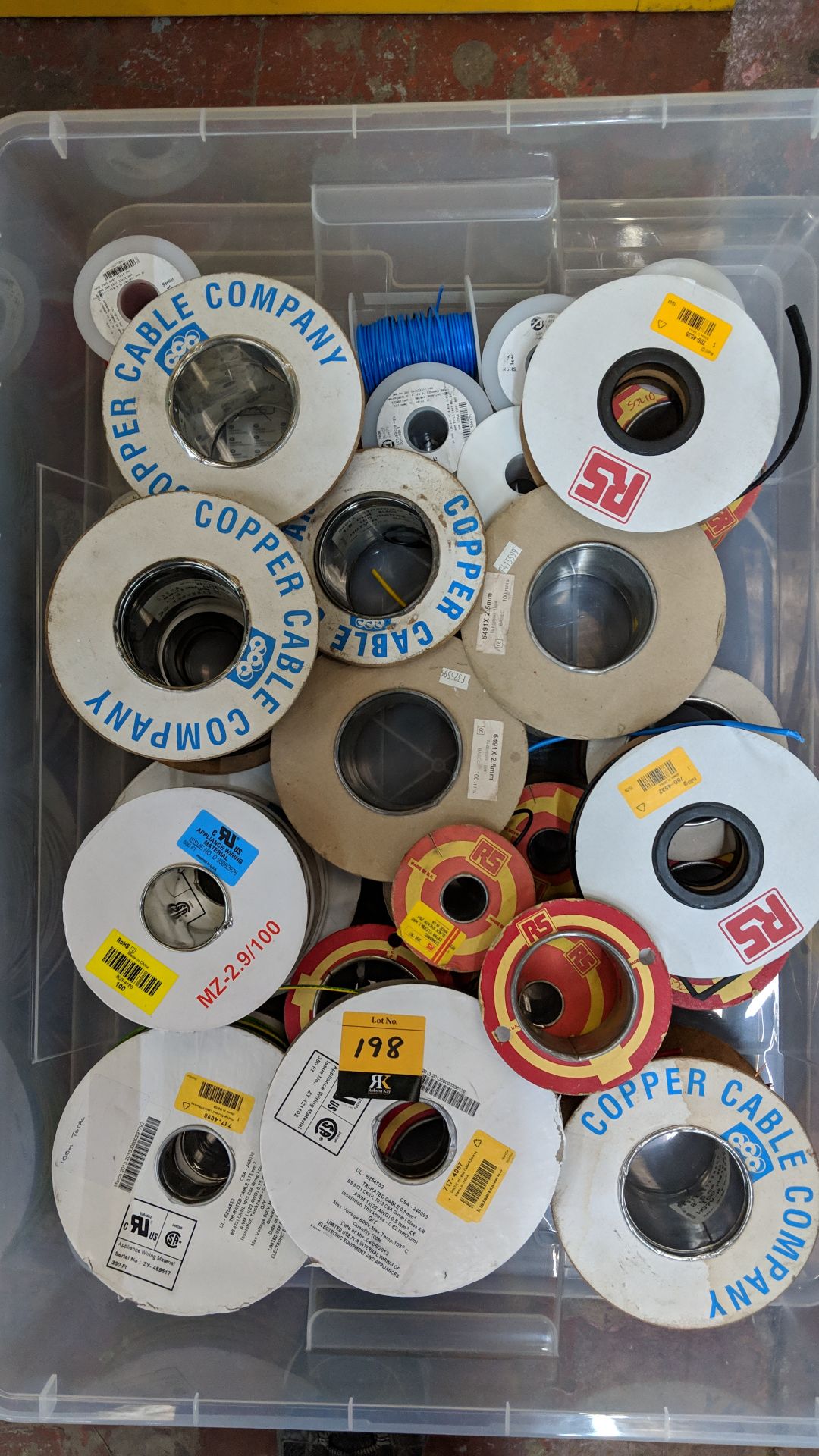 Contents of a large crate of assorted electrical cable NB. Crate excluded IMPORTANT: Please remember - Image 4 of 7