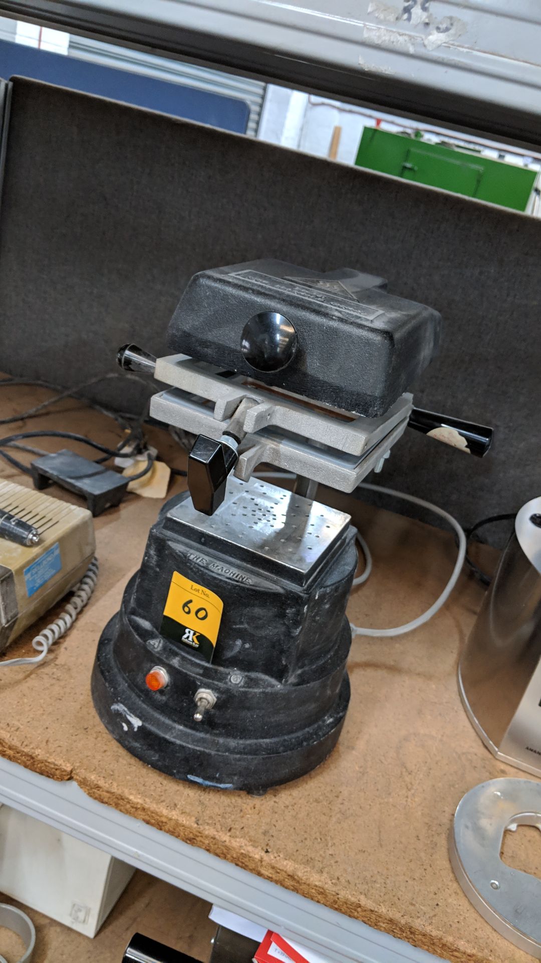 The Machine III Precision Vacuum Former IMPORTANT: Please remember goods successfully bid upon