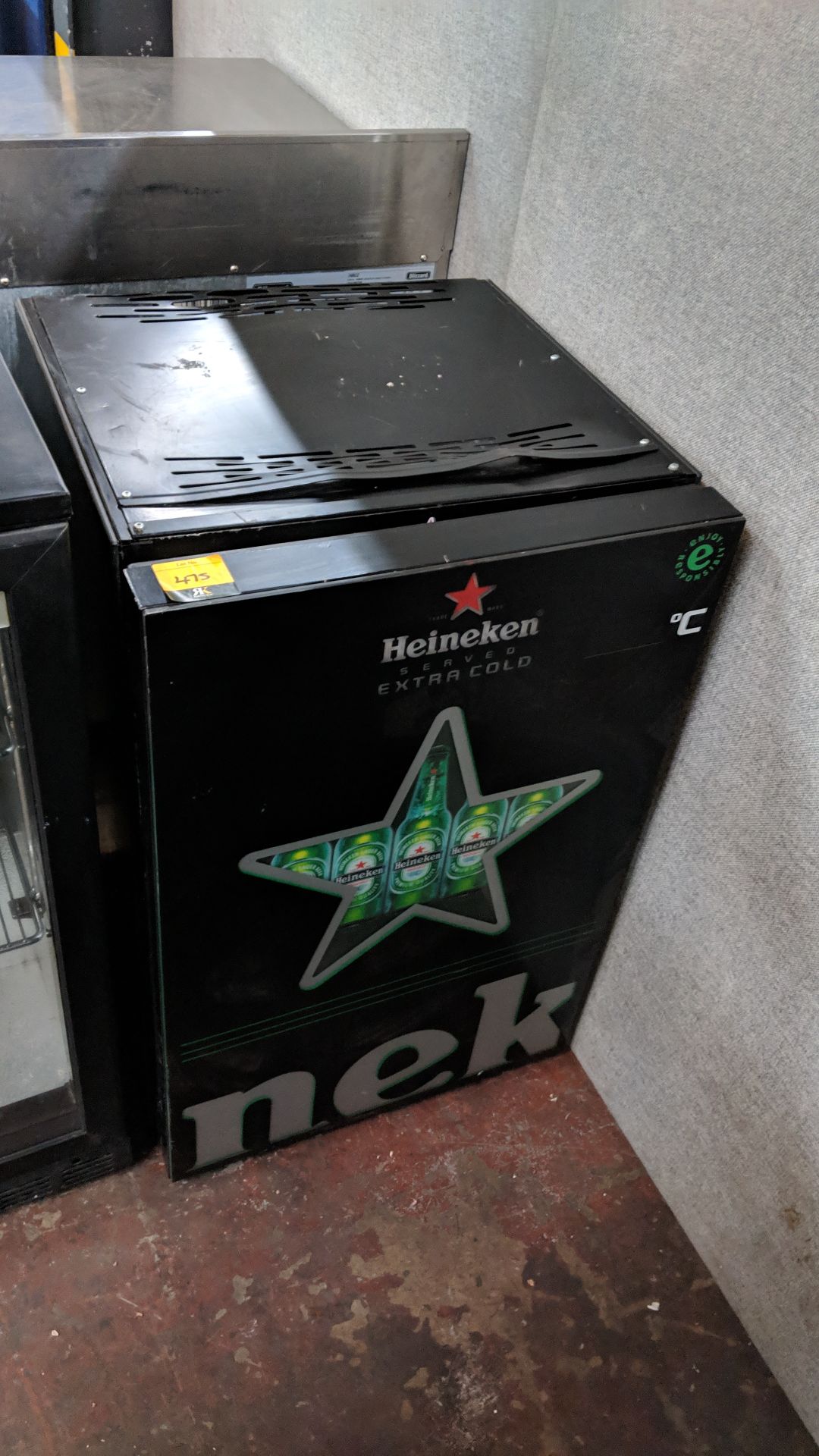 3 off Heineken branded back bar/bottle fridges - all faults IMPORTANT: Please remember goods - Image 6 of 11