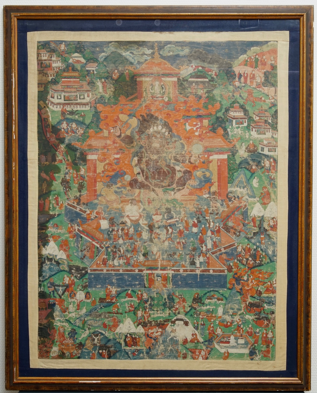 A 'Mahakala' thangka, Sino-Tibet, 18/19th C. - Image 2 of 2