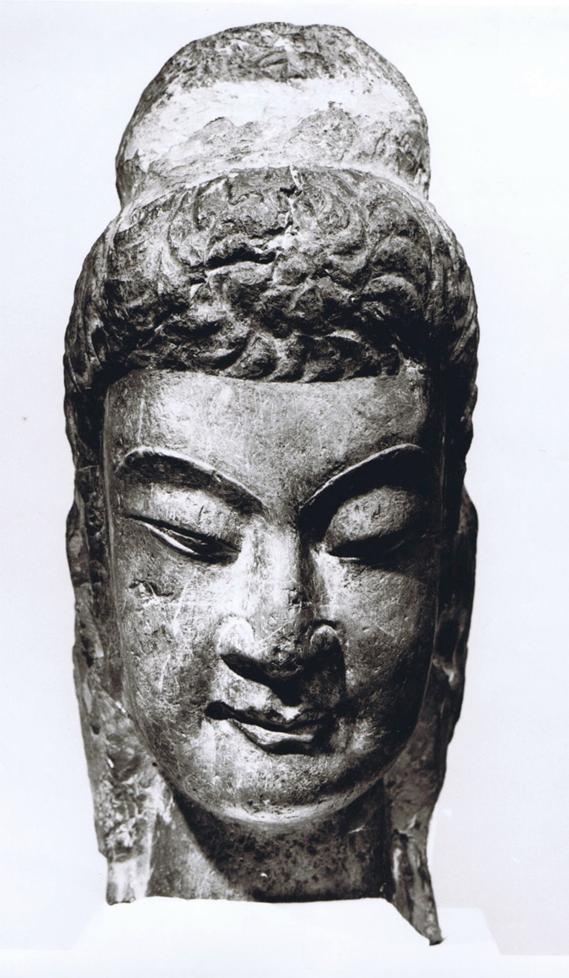 A Chinese carved limestone head of Buddha, Northern Wei (386-535) - Image 8 of 27