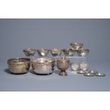 A varied collection of silver wares, South-East Asia, 19/20th C.