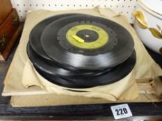 Small parcel of 45 and 78rpm vinyl records