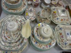 Large parcel of Copeland Spode 'Royal Jasmine' dinnerware