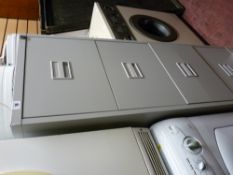 Four door metal filing cabinet