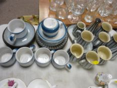 Celtic Ennis pottery teaware and a parcel of similar Denby ware