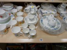 Parcel of Wedgwood 'Clementine' dinner and teaware and a quantity of USA made coffee and dinnerware