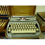 Cased Royalite typewriter