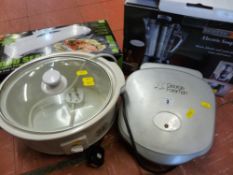 Boxed food sealer, electronic soup maker and two other electrical items E/T