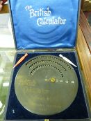 Cased 'The British Calculator', model B for compound addition