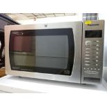 Silver Panasonic microwave oven E/T