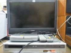 Sony Bravia LCD TV and a Sony DVD player etc E/T