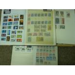 World stamp collection contained in three various albums