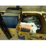 Two boxes of vintage LP records including box sets, mostly classical and compilation