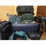 Parcel of old and modern luggage, small camera bags etc