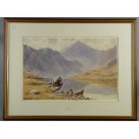 WARREN WILLIAMS ARCA coloured limited edition (18/750) print - Snowdonia, entitled 'Llyn Llydaw',