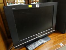 A Panasonic SIZE flatscreen television E/T