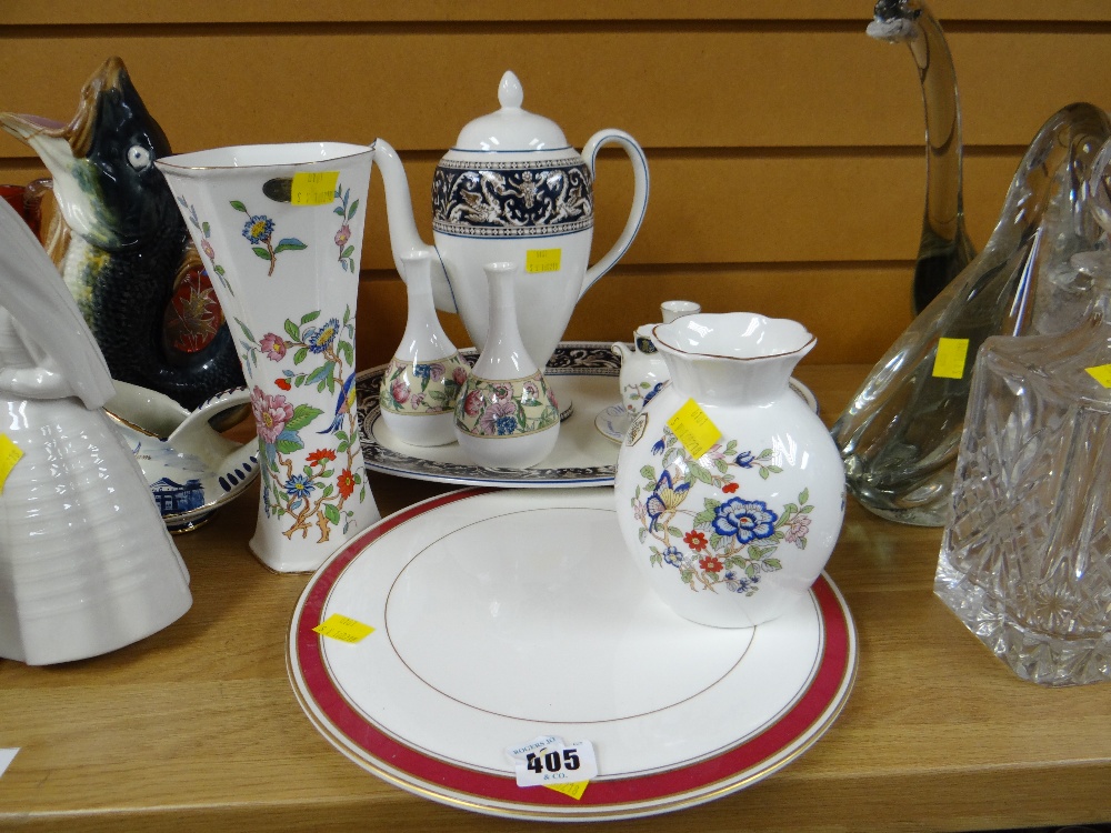 Parcel of good Wedgwood & Aynsley including Wedgwood 'Florentine' coffee pot & charger, Wedgwood ' - Image 2 of 3