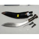 A military issued kukri knife