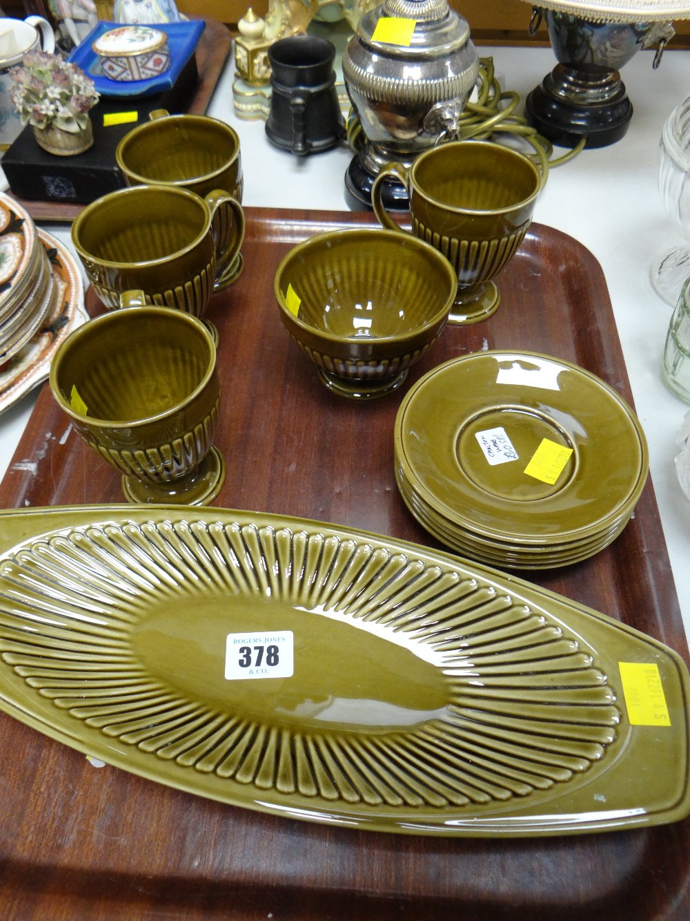 A Carltonware part-coffee set