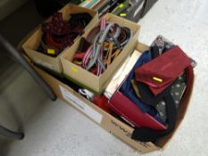 Parcel of various mainly gentleman's items including scarves, ties, wallets etc