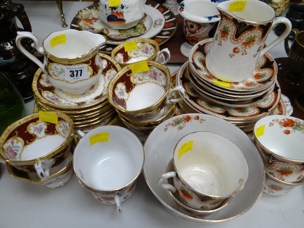 A parcel of Royal Albert 'Lady Hamilton' teaware together with a parcel of vintage Staffordshire - Image 3 of 3