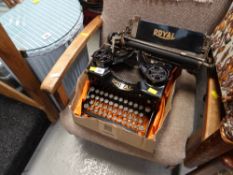 A vintage Royal typewriter