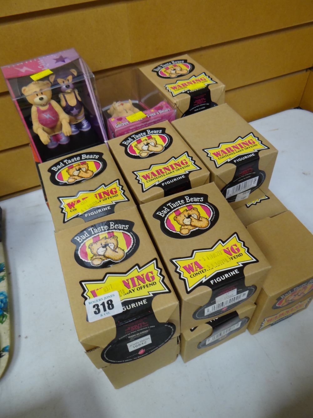 Collection of boxed 'Bad Taste Bears'
