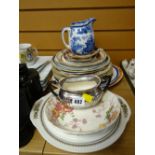 Parcel of mixed china mainly plates