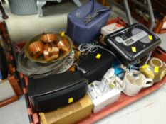 Crate of mixed china & glass, EPNS etc