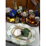 Parcel of various china including Villeroy & Boch 'French Garden' platter, Jersey pottery etc
